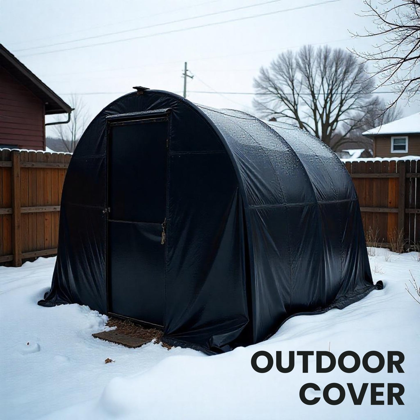 Plastic Sheeting – 3 x 50 ft, 3 Mil, UV-Resistant (Black, 2-Pack)
