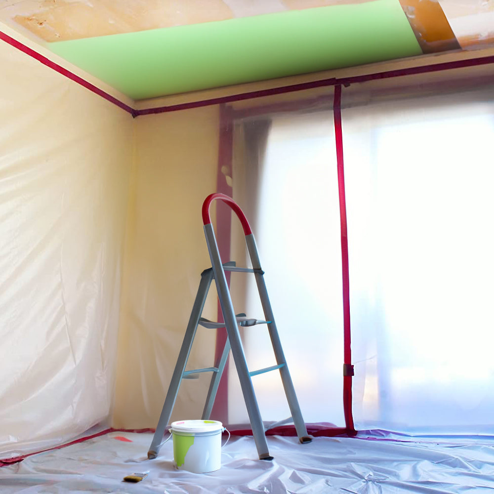 Painters Plastic Drop Cloth 6 Pack, 9x12 Feet