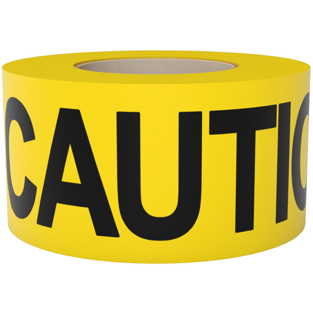 Yellow Caution Tape 3 inch x 1000 feet