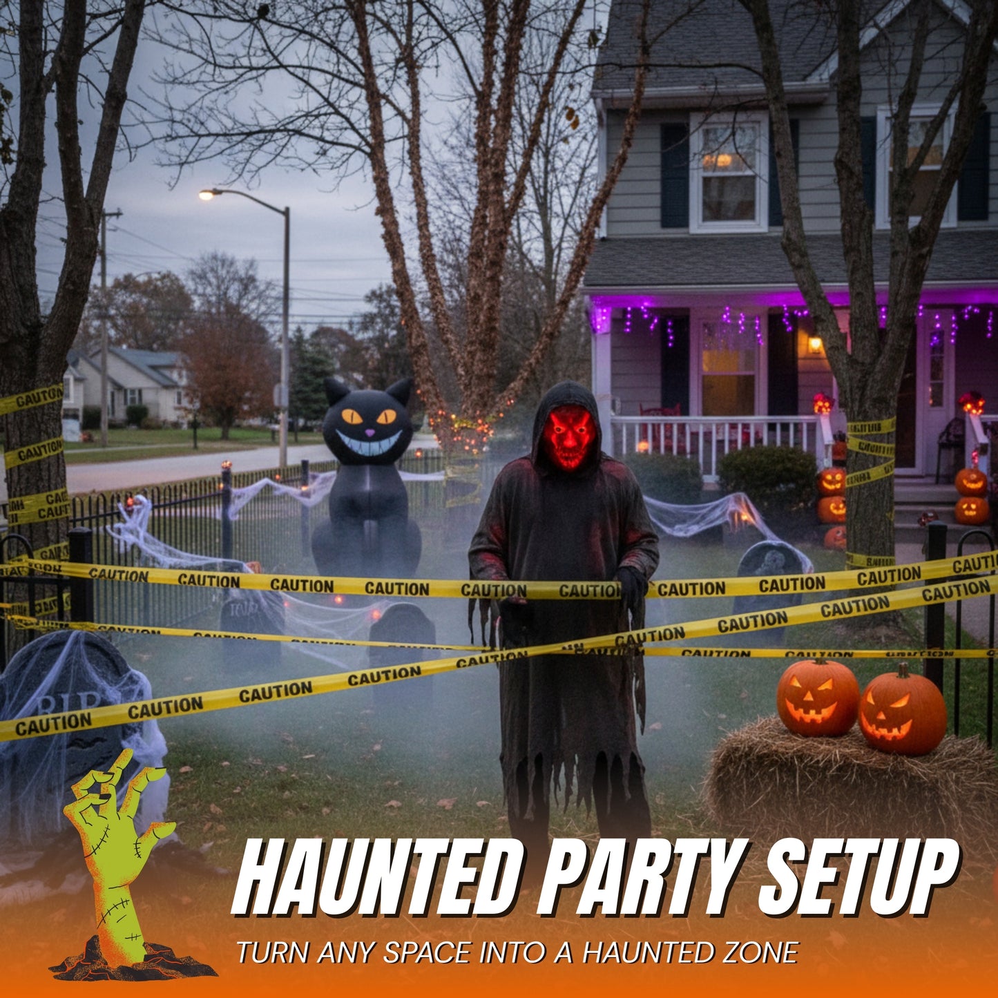 Caution Party Tape 3 In X 100 Ft