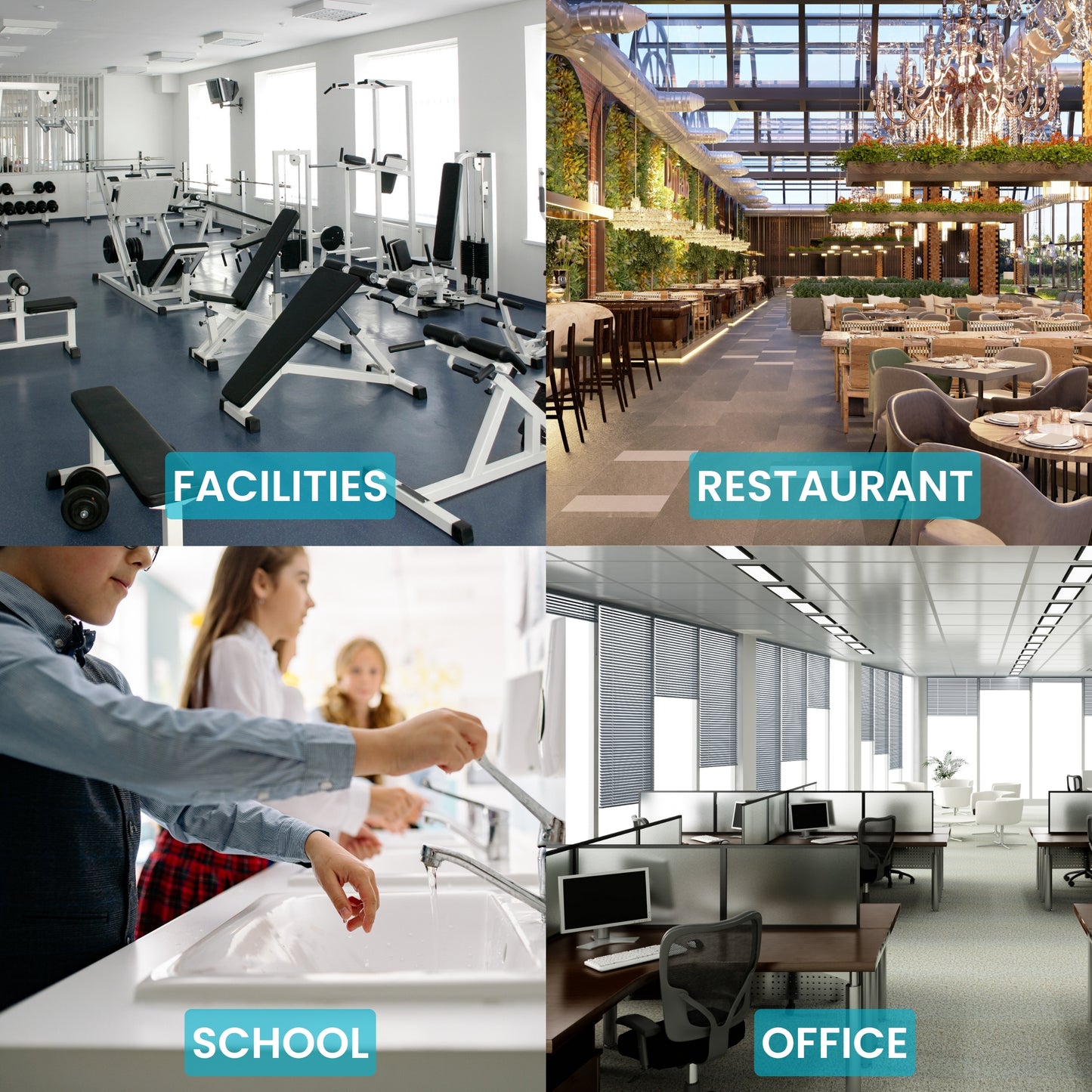 Urinal Screen Deodorizer (24 Pack) with Urinal Cakes Ocean Breeze Scent