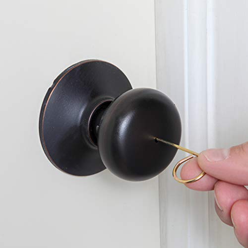 Emergency Keys for Interior Door Locksets for Bedroom and Bathroom Doors Schlage Compatible  Set of 8