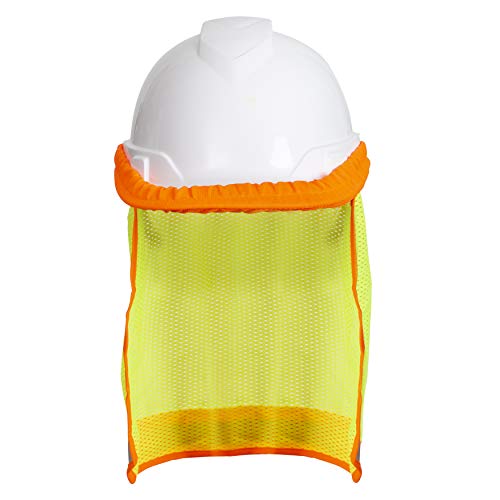 Hard Hat Neck Sun Shade (2 Pack) One Size Fits All - Yellow