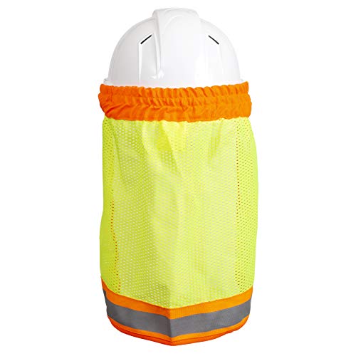 Hard Hat Neck Sun Shade (2 Pack) One Size Fits All - Yellow