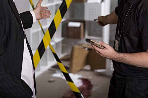 Black and Yellow Stripe Safety Stripe Tape 3in X 300ft