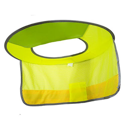 Hard Hat Sun Shield Full Brim Mesh Sun Shade Protection (Yellow Lime)