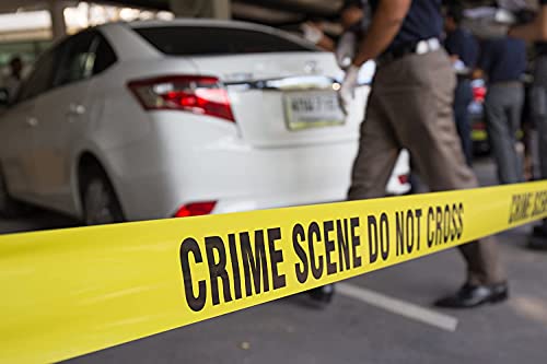 Crime Scene Do Not Cross Tape (2 Pack) 3 inch x 1000 feet