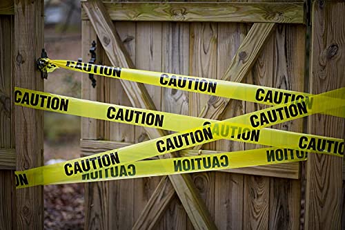 Caution Tape (2 Pack) 3 inch x 1000 feet