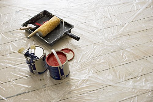 Painters Plastic Drop Cloth (24 Pack) 9x12 Feet