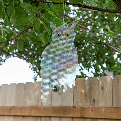 Owl Bird Repellent Reflective Holographic 2 Pack 15.3 x 8.2 inch