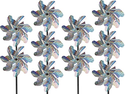 Bird Blinder Repellent Pinwheels (10 Pack) 15 inch