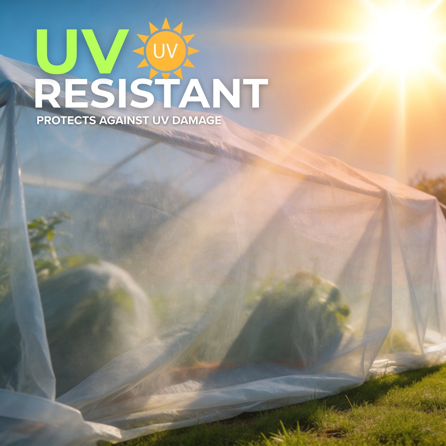 Plastic Sheeting – 10 x 25 ft, 3 Mil, UV-Resistant (Clear, 2-Pack) (Copy)