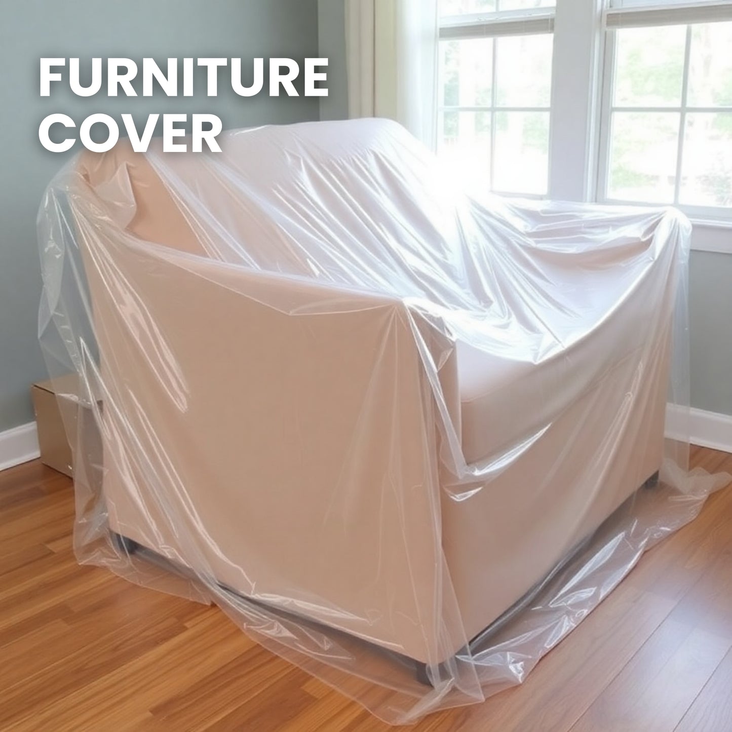 Plastic Sheeting – 10 x 25 ft, 6 Mil, UV-Resistant (Clear)