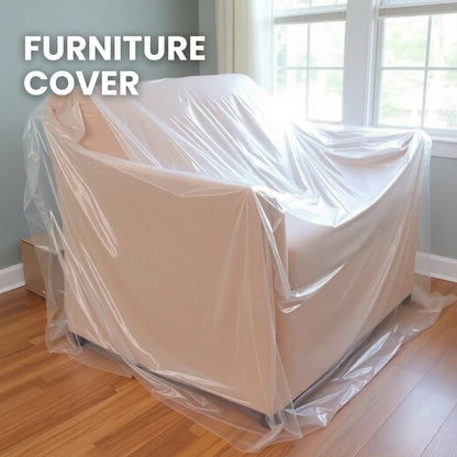 Plastic Sheeting – 10 x 25 ft, 6 Mil, UV-Resistant (Clear)