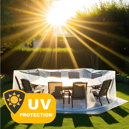 Plastic Sheeting – 10 x 25 ft, 6 Mil, UV-Resistant (Clear)