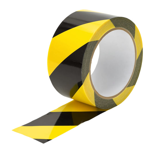 Black and Yellow Stripe Safety Stripe Tape 3in X 18Yds
