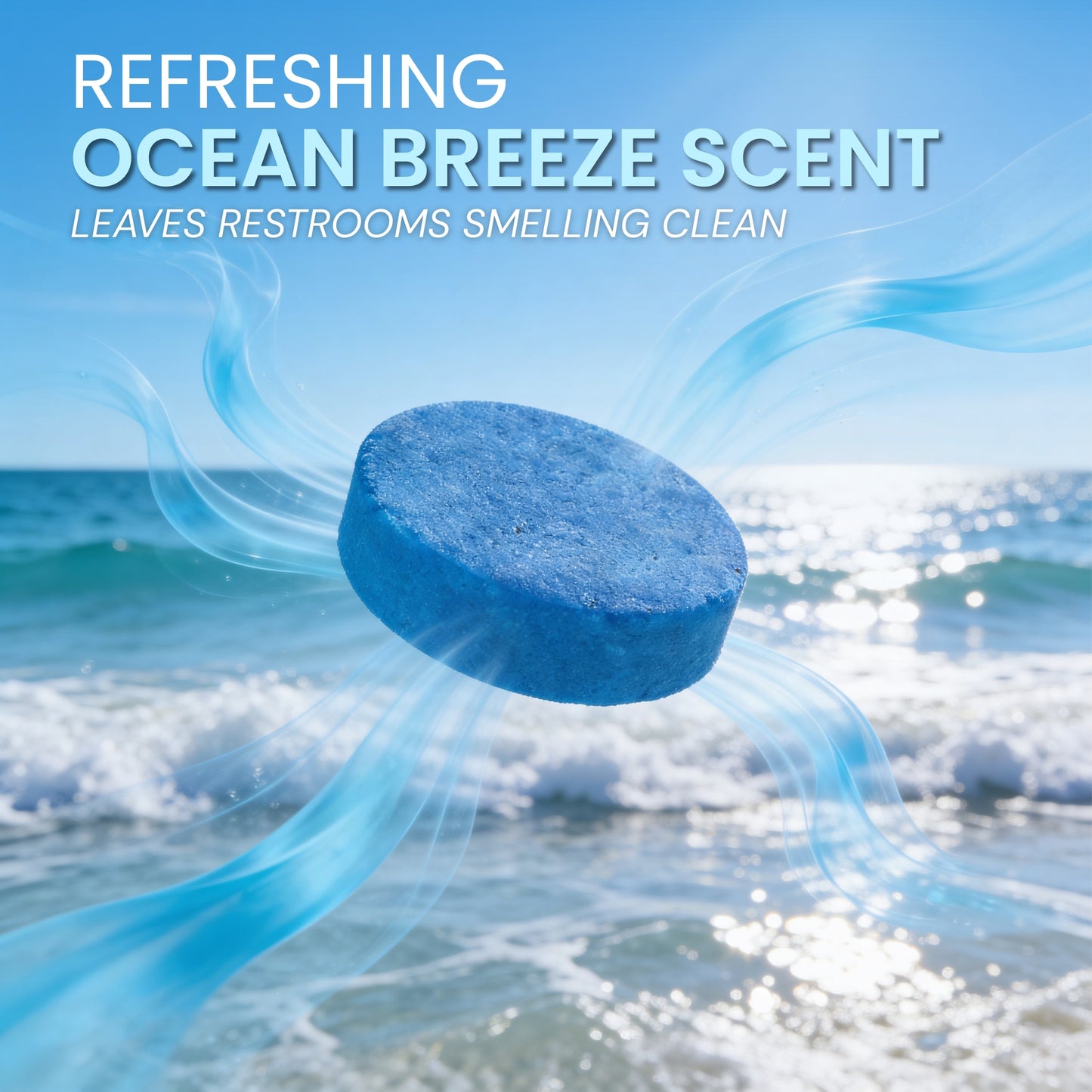 Urinal Deodorizing Block, Ocean Breeze Scent (Case of 24)