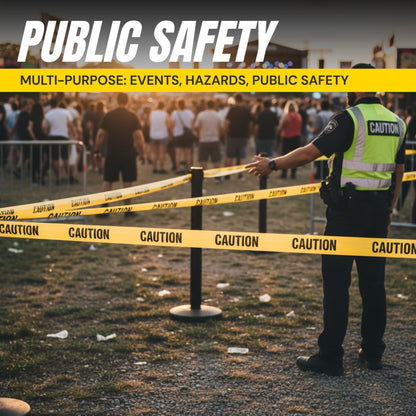 Caution Tape (2 Pack) 3 inch x 1000 feet