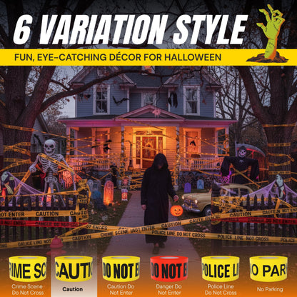 Caution Tape (2 Pack) 3 inch x 1000 feet