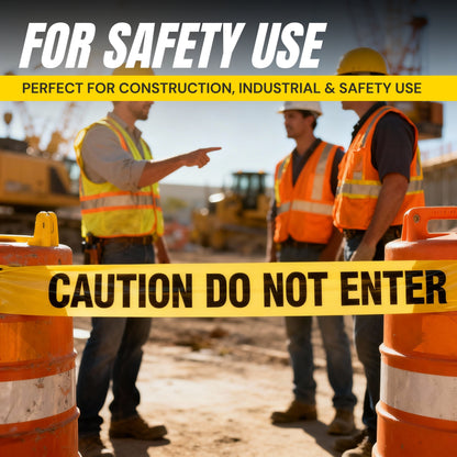 Caution Do Not Enter Tape (2 Pack) 3 inch X 1000 feet