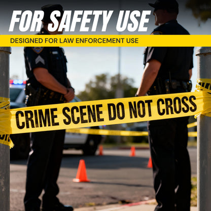 Crime Scene Do Not Cross Barricade Tape 3 inch X 1000 feet