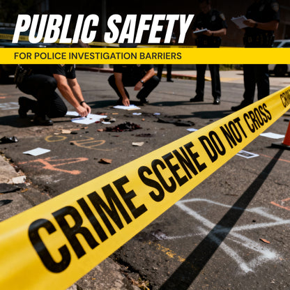 Crime Scene Do Not Cross Barricade Tape 3 inch X 1000 feet
