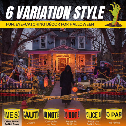 Crime Scene Do Not Cross Barricade Tape 3 inch X 1000 feet