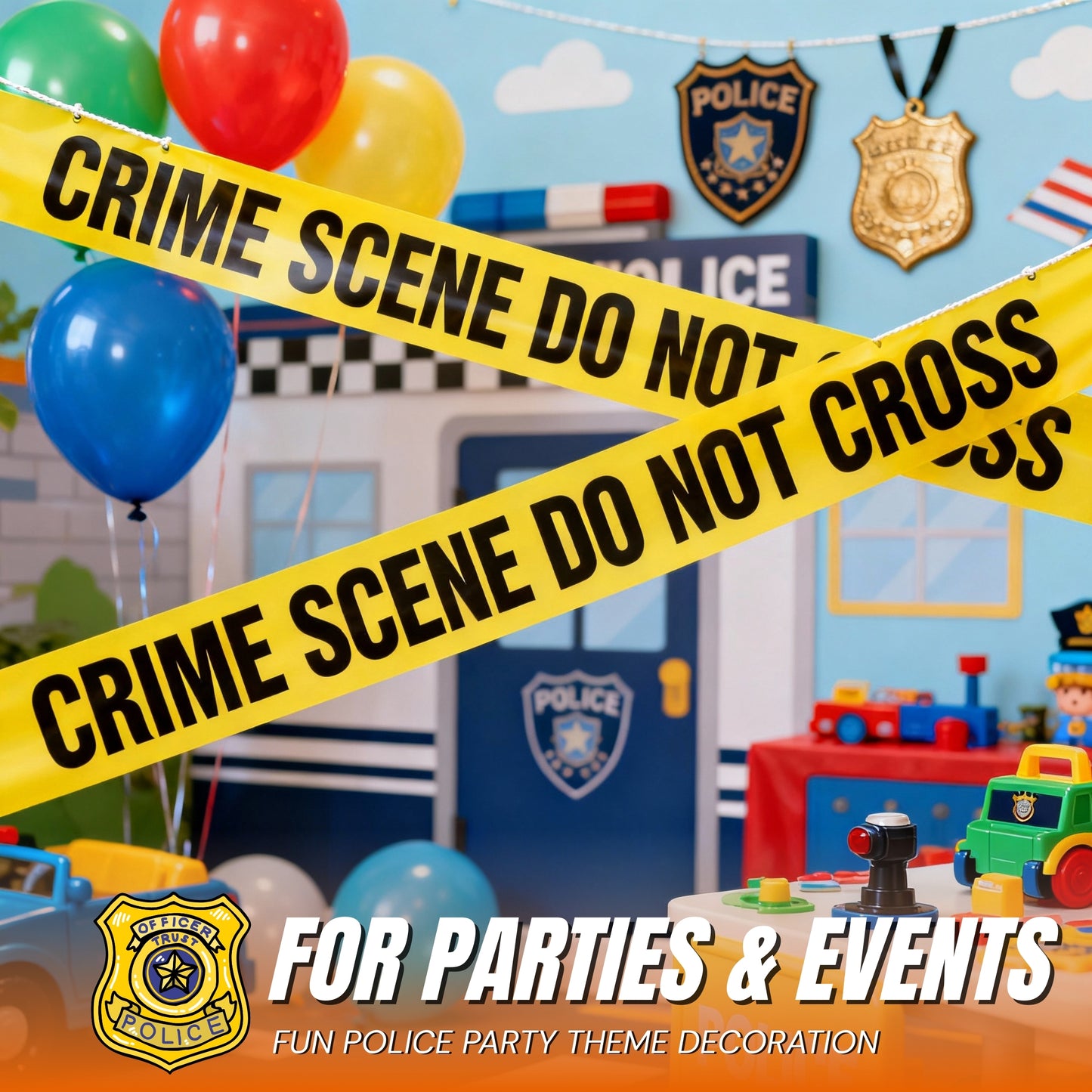 Crime Scene Do Not Cross Party Tape 3 In X 100 Ft