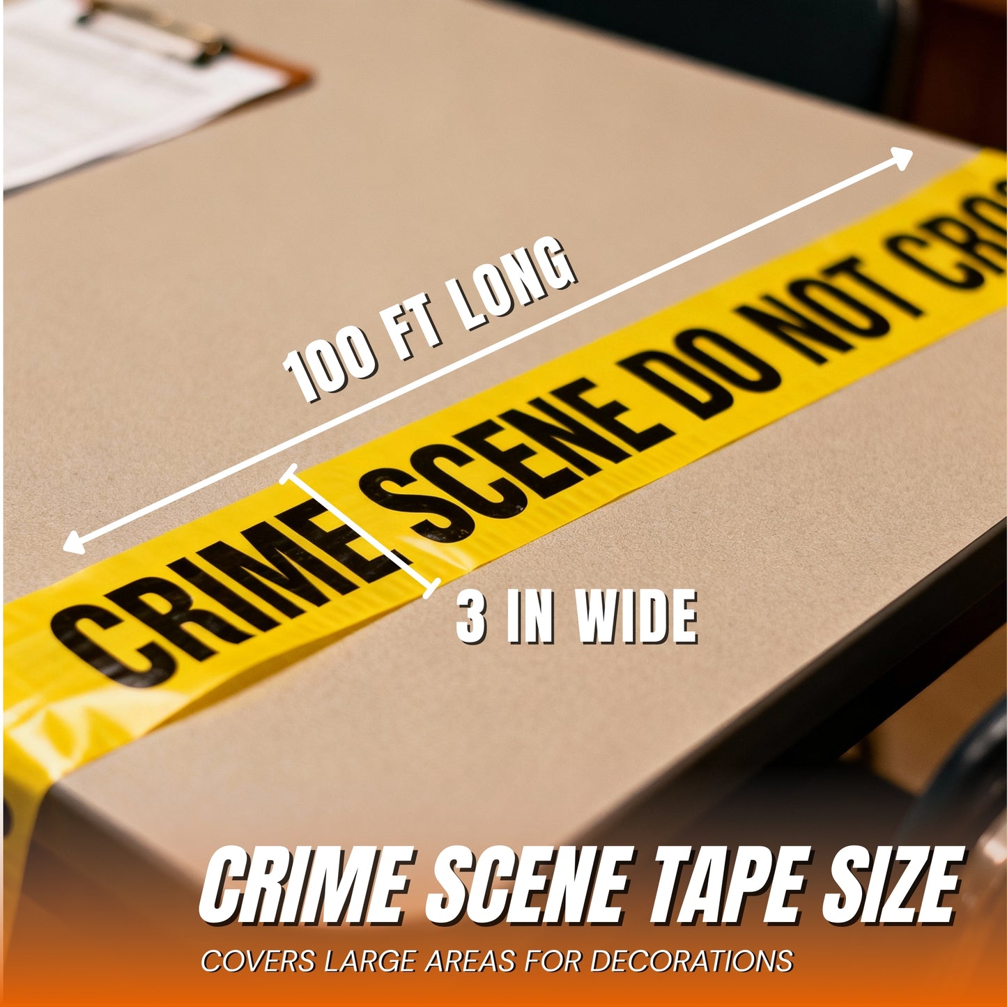 Crime Scene Do Not Cross Party Tape 3 In X 100 Ft
