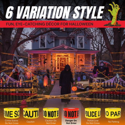 Danger Do Not Enter Tape 3 inch X 1000 feet