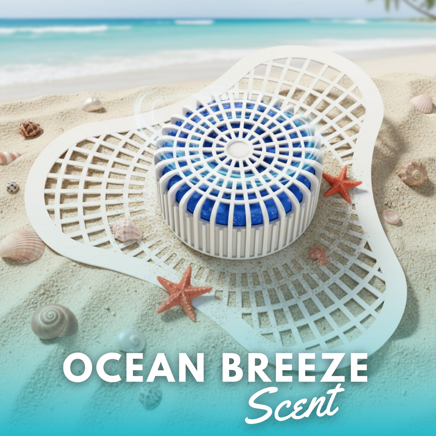 Urinal Screen Deodorizer (24 Pack) with Urinal Cakes Ocean Breeze Scent