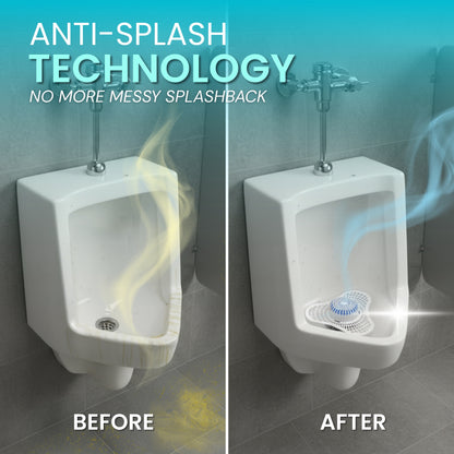 Urinal Screen Deodorizer (24 Pack) with Urinal Cakes Ocean Breeze Scent