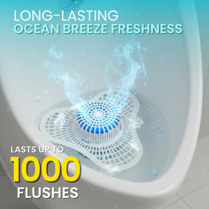 Urinal Screen Deodorizer (24 Pack) with Urinal Cakes Ocean Breeze Scent