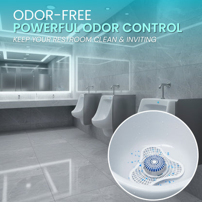 Urinal Screen Deodorizer (24 Pack) with Urinal Cakes Ocean Breeze Scent