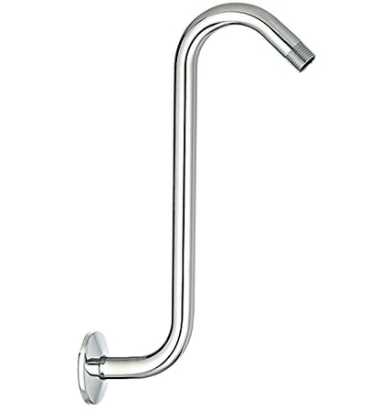 12 Inch High Rise Shower Arm Chrome with Flange