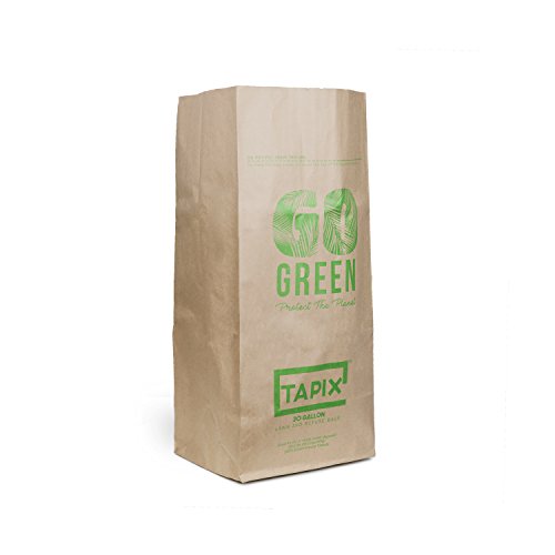 Lawn and Leafs Bags 30 Gallon Lawn & Leaf Refuse Bags Environmental Friendly Leaf Bags Paper (8 Count)