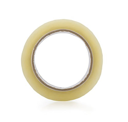 Heavy Duty Packing Tape Dispenser with Cushion Grip Comes with 2" Wide Clear Tape, 110 Yds Long