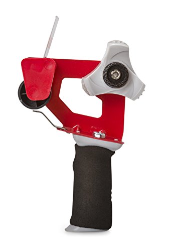 Heavy Duty Packing Tape Dispenser with Cushion Grip Comes with 2" Wide Clear Tape, 110 Yds Long