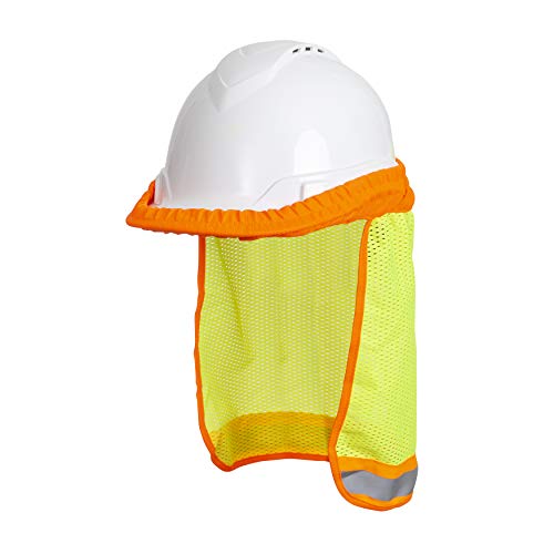 Hard Hat Neck Sun Shade (2 Pack) One Size Fits All - Yellow