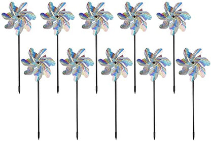 Bird Blinder Repellent Pinwheels (20 Pack) 15 inch