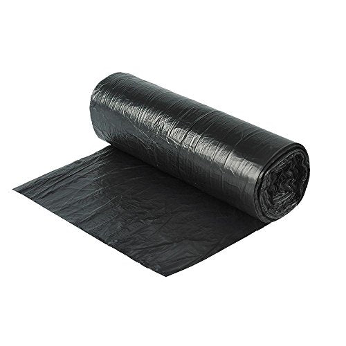 Super Value Heavy Duty Drumliner - Contractor Trash Bag, Extra Thick and Puncture Resistant, Black, 2 Mil, 20 Bags, 55 Gallon