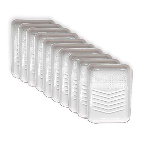 Tapix Deluxe Tray Liner, 1-qt. Capacity, 9-Inch, 10-Pack, Rolled Edges Studded Ramp