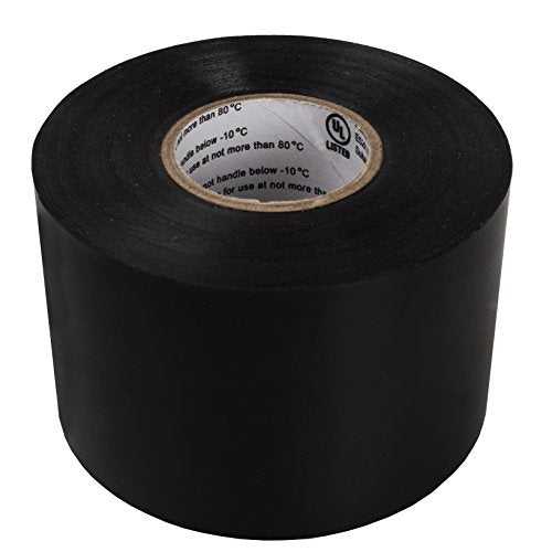 Black Electrical Tape 2 inch wide 66 ft long 7 mil Thick