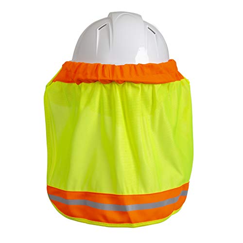 Hard Hat Neck Sun Shade (2 Pack) One Size Fits All - Yellow