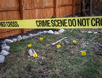 Crime Scene Do Not Cross Tape (2 Pack) 3 inch x 1000 feet
