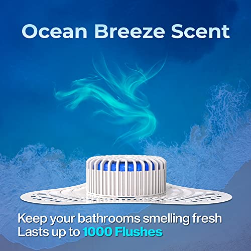 Urinal Screen Deodorizer (12 Pack) with Urinal Cakes Ocean Breeze Scent