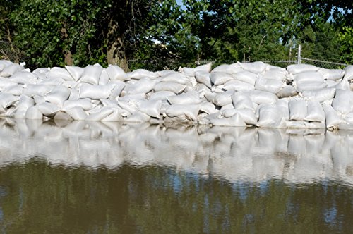 Empty White Sandbags with Ties (Bundle of 10) 14" x 26"