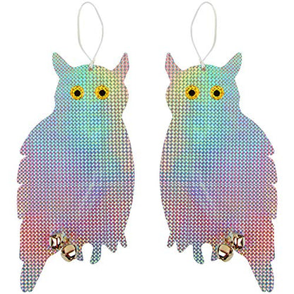 Owl Bird Repellent Reflective Holographic 2 Pack 15.3 x 8.2 inch