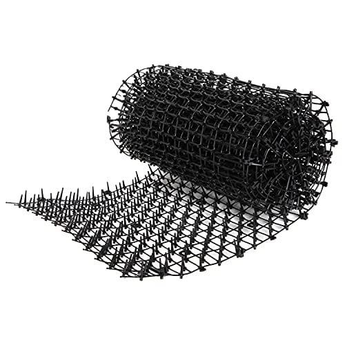 Cat Scat Mat with Spikes (14 ft. x 12 inch) with 10 Staples