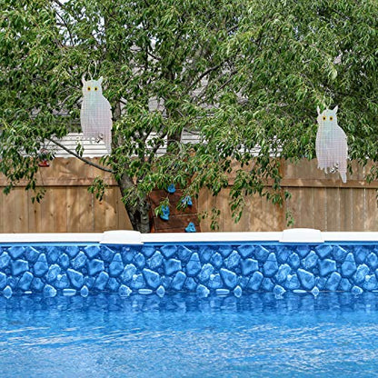 Owl Bird Repellent Reflective Holographic 2 Pack 15.3 x 8.2 inch